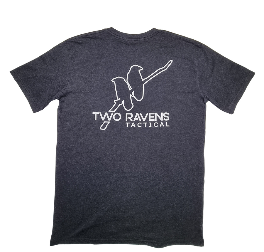 T-Shirt - Black Marle - TWO RAVENS TACTICAL