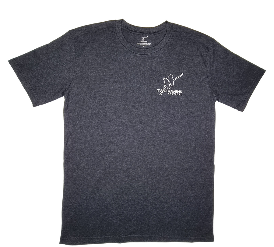 T-Shirt - Black Marle - TWO RAVENS TACTICAL