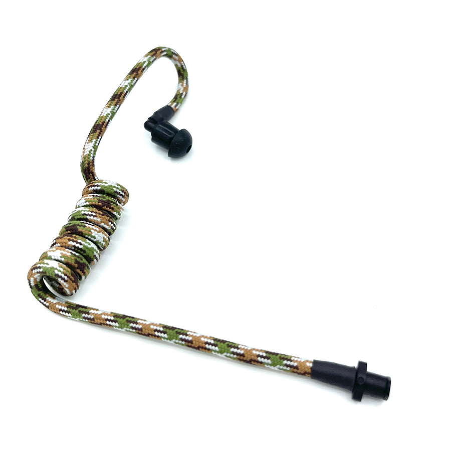 Acoustic Earpiece Nylon Wrapped - Green Camo