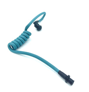 Acoustic Earpiece Nylon Wrapped - Teal Blue