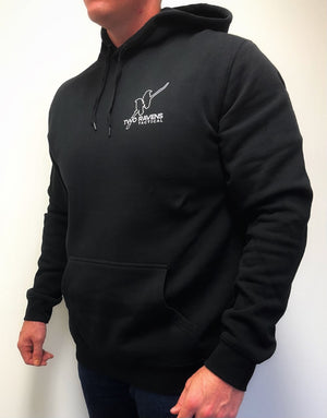 Two Ravens Tactical Hoodie - Black